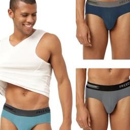 Freecultr Multi Comfort Fit Briefs - Pack of 3-image-83
