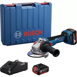 Bosch Cordless Angle Grinder Kit 1100 W 6-Speed Control Anti-Vibration Handle, GWS 18V-11 S-10