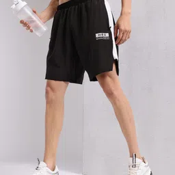HRX by Hrithik Roshan Men Brand Logo Printed Mid-Rise Running Shorts-picture-20