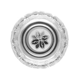 Sri Jagdamba Pearls Unique 0.8 Silver Thali - 32 gm-image-8