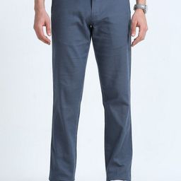THE BEETEL HOUSE Men Relaxed Fancy Linen Trousers-image-95