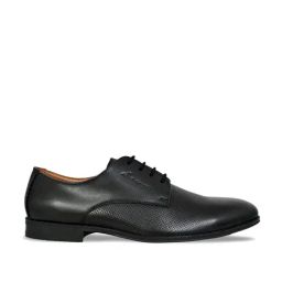Allen cooper Men's Black Derby Shoes-image-101