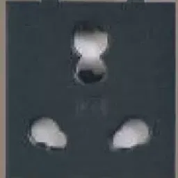 Anchor Twin Socket (Heavy duty) 10A-20A Black-18