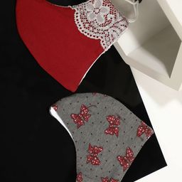 LULU & SKY Women Pack Of 2 Printed Reusable Outdoor Masks-picture-23