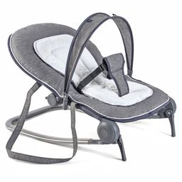 3 in 1  Baby Rocker Cum Bouncer - Dark Grey-18
