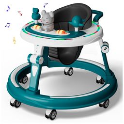 StarAndDaisy Multifunctional Intelligent Early Education Baby Walker - Green-13