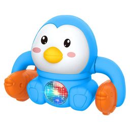 YAMAMA Electric Flipping Voice Activated Rolling Penguin Tumbling Toy For Kids And Toddlers - Multicolor-26
