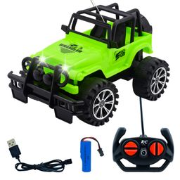 WISHKEY Plastic 1:14 Scale Jeep Remote Control Car High-Speed 4WD RC Wrangler Jeep Vehicle Rechargeable Battery Operated RC Toy Car Assorted 6+ Years (Pack of 1)-22