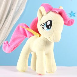 My Little Pony Flutter Shy Plush Soft Toy Yellow - Height 25 cm-0