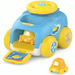 VELLIQUE Catapult Galaxy Car Ejection Launcher Educational Toy Car Motor Skills Montessori Toys Push Back Car Sliding Catapult Ejection Shooting Car Toy with 2 cars-picture-6