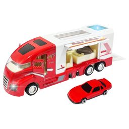 Bunie Diecast Model Toy Van with Back Door Mini Car  Red-12