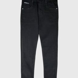 KUCHIPOO Denim Solid Regular Fit Jeans - Black-image-7