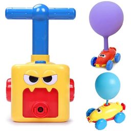 MUREN Balloon Powered Car Launcher Toy Pump Set - Inflatable STEM Balloon Pump Cars Racer Kit for Boys Girls Aerodynamic Vehicles -Multicolor-23