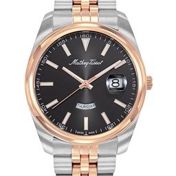 Mathey-Tissot Men Dial & Stainless Steel Bracelet Style Straps Analogue Watch H510RS-33