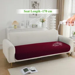 HOKIPO Burgundy Waterproof Sofa Cover-picture-40