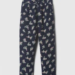 GAP Girls Cotton Floral Printed Pure Cotton Regular Trousers-49