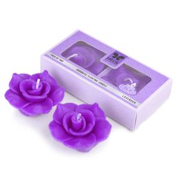 Iris Homefragrances Aromatic Floating Candle- Pack of 2- Lavender- 40g each(Set of 2) image 3
