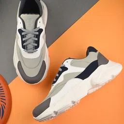 The Roadster Lifestyle Co Men Colorblocked Lace Up Sneaker's-11