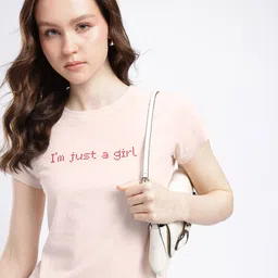 glitchez Modern Vibe Typography Printed Cropped T-shirt-image-92