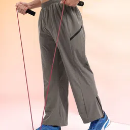 HRX by Hrithik Roshan Men Brand Logo Detail Rapid-Dry Training Track Pants-picture-10