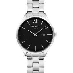 OBAKU V266GDCBSC Vibe Blacksteel Analog Watch for Men-39