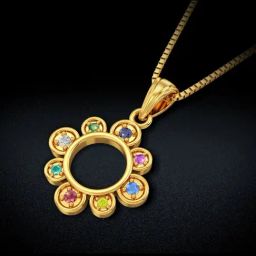 Joyalukkas Gold 22K Radiant Glow Locket Pendant for Women-image-83
