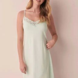 La Vie En Rose Green Lace Work Camisole-image-99