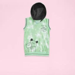 Pantaloons Baby Mint Green Cotton Printed T-Shirt-image-114