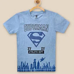 Kidsville Blue Graphic Print T-Shirt-image-30