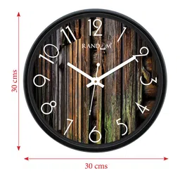 RANDOM Multi-Coloured Round Printed 30 cm Analogue Wall Clock image 5