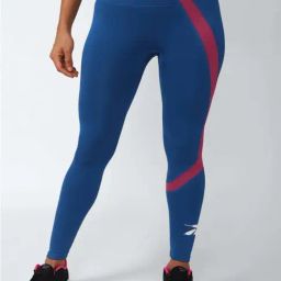 Reebok Blue Printed Sports Tights-image-87