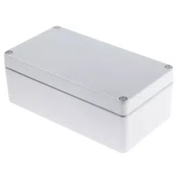 RS PRO Grey Die Cast Aluminium Enclosure, IP66, Grey Lid, 220 x 120 x 81 mm Model No 8462998-image-46