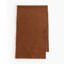 H&M Linen-Blend Fringed Table Runner-1