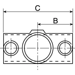 RS PRO 2-Way Connector Connecting Component,Strut Profile,Round Tube Size Model No 2863516 image 3