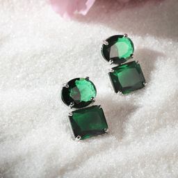 Manikya Geometric Drop Earrings-47