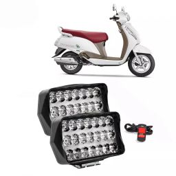 Cartronics 21 LED Fog Light With On/Off Switch for Suzuki Access SE Black(Set of 2 Pcs)-21