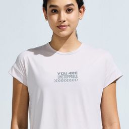DOMIN8 Women Typography Printed Boxy Fit T-shirt-image-40
