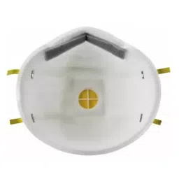 3M Particulate Respirator with Exhalation Valve Cup Type N95 Class White Free Size, 8210 V (Pack of 10) image 4
