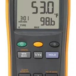 Fluke 53-2 B Usb Recording Thermometer (Temp Range -200C to +1372C)-40