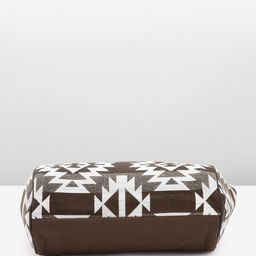 Anouk Geometric Printed Tasselled Oversized Shopper Tote Bag image 5