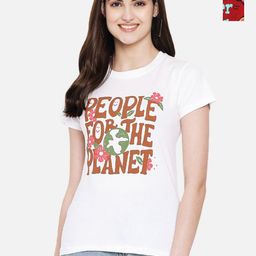 Dreambe Women Typography Printed T-shirt-picture-12