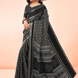 Sitanjali Floral Zari Art Silk Saree-image-65