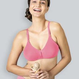 Lyra Pink Cotton T-Shirt Bra-27