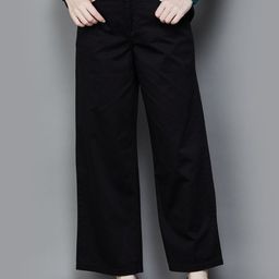 Xpose Women Comfort Straight Fit High-Rise Pleated Trousers-picture-15