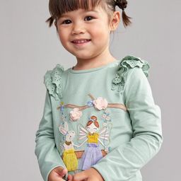 mothercare Embroidered Cotton Top-17