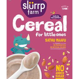 Slurrp Farm No Added Sugar Sathu Maavu 100% Natural Multigrain Health Mix with The Goodness of Ragi Dals & Almonds No Salt No Milk - 200 gm-2