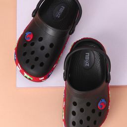 Neoz Logo  Design Clogs - Black-image-122