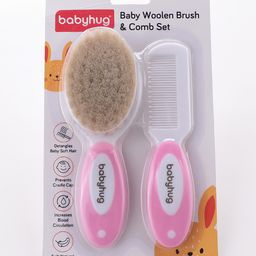 Babyhug Brush & Comb Set - Pink-10