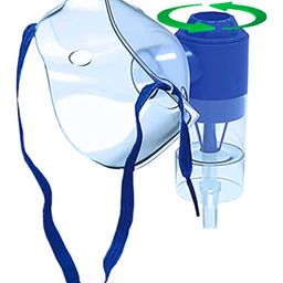 AmbiTech Adult & Child Masks Kit With Air Tube,Medicine Chamber For Nebulizer |Blue| Pack Of 1 |Made in India-image-52