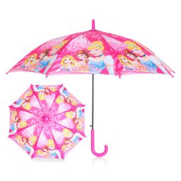 John's Umbrella  Disney Princess Print Straight Umbrella with J Curve Handle - Multicolor-15
